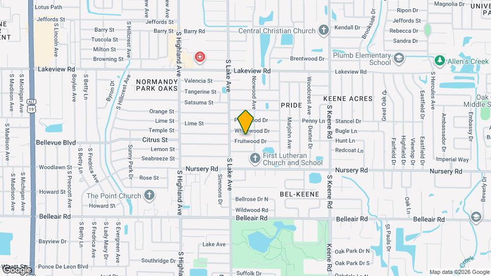 1624 Fruitwood Dr Map and Location Details