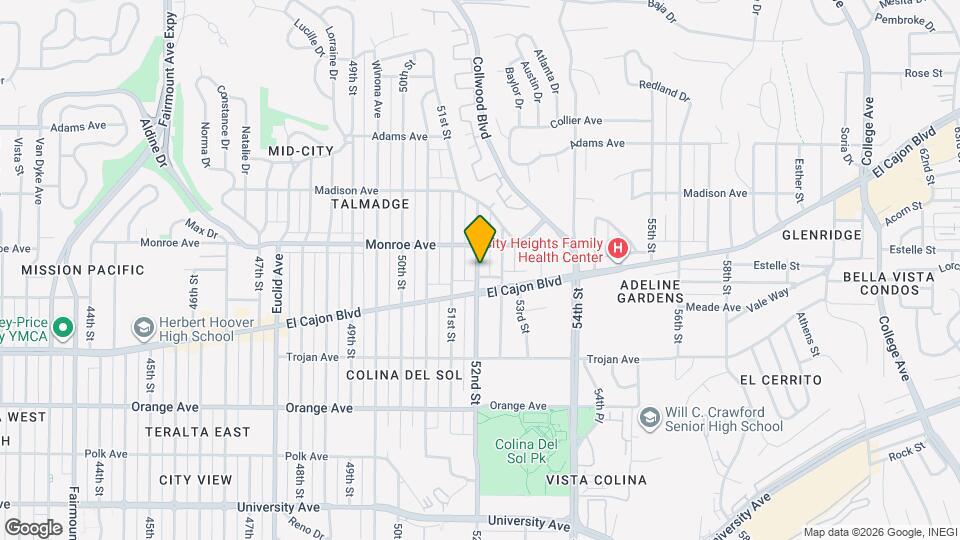 4425 52nd St Map and Location Details