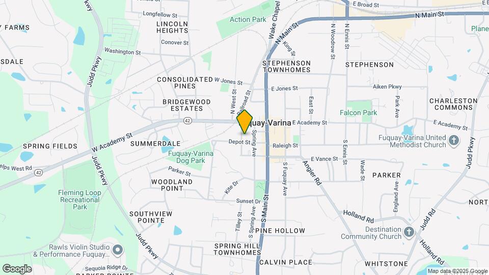 210 Depot St Map and Location Details