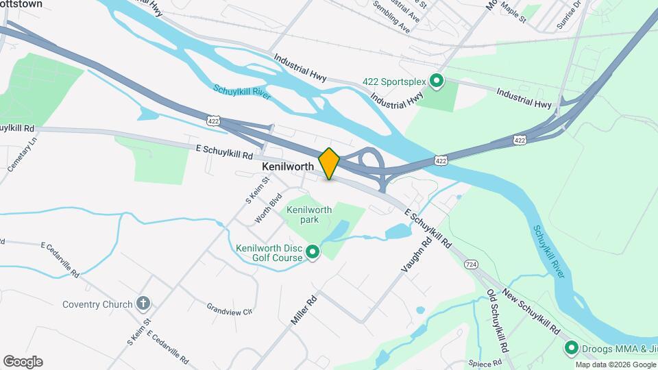 1138 E Schuylkill Rd Map and Location Details