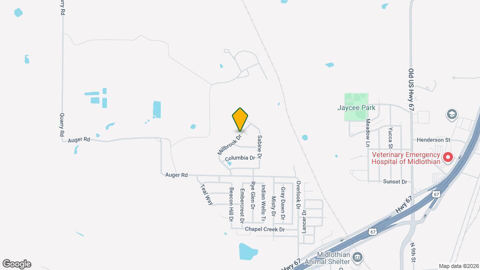 1811 Millbrook Dr Map and Location Details