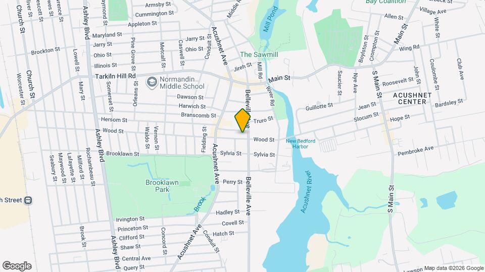 121 Wood St Map and Location Details