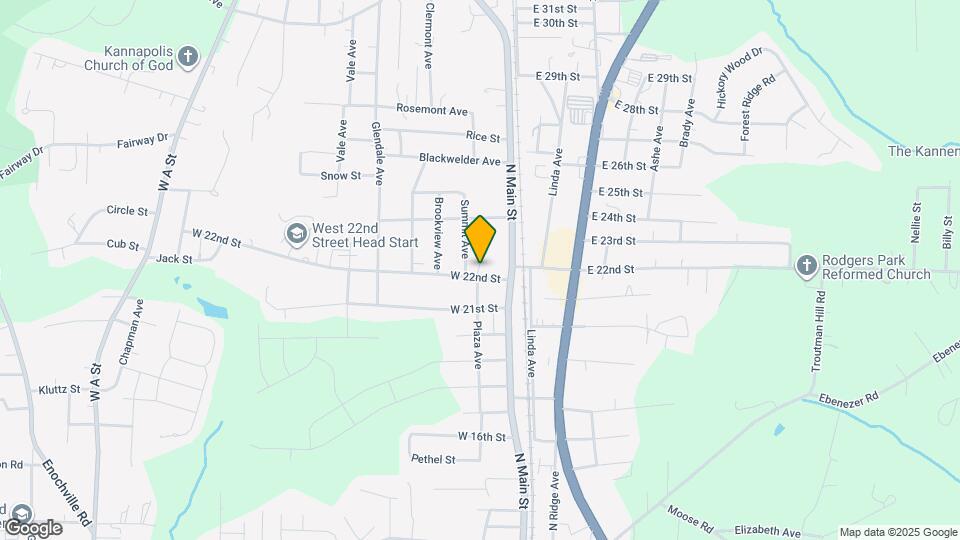 110 W 22nd St Map and Location Details