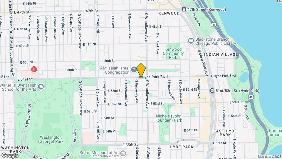 1137 E Hyde Park Blvd Map and Location Details