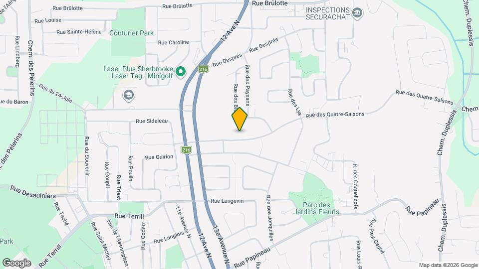 945 Des Quatre-Saisons Rue Map and Location Details