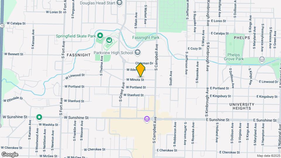 517 W Minota St Map and Location Details