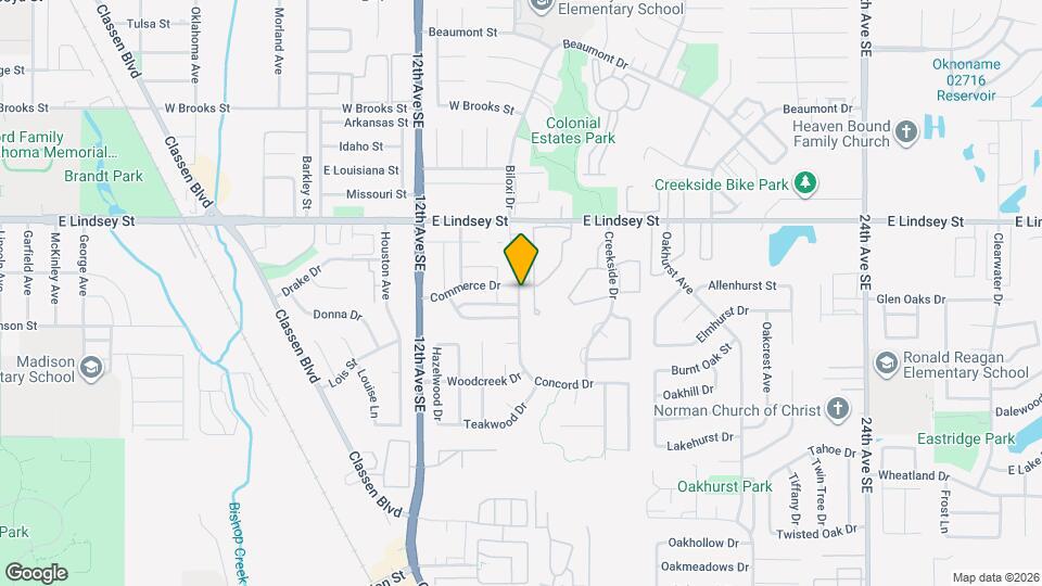 1411 Concord Dr Map and Location Details