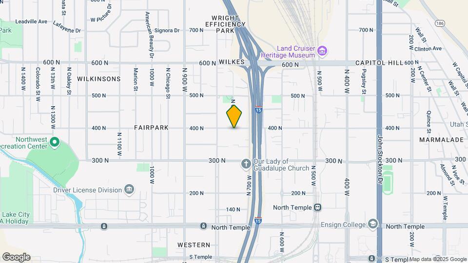 735 W 400 N-Unit -4 Map and Location Details