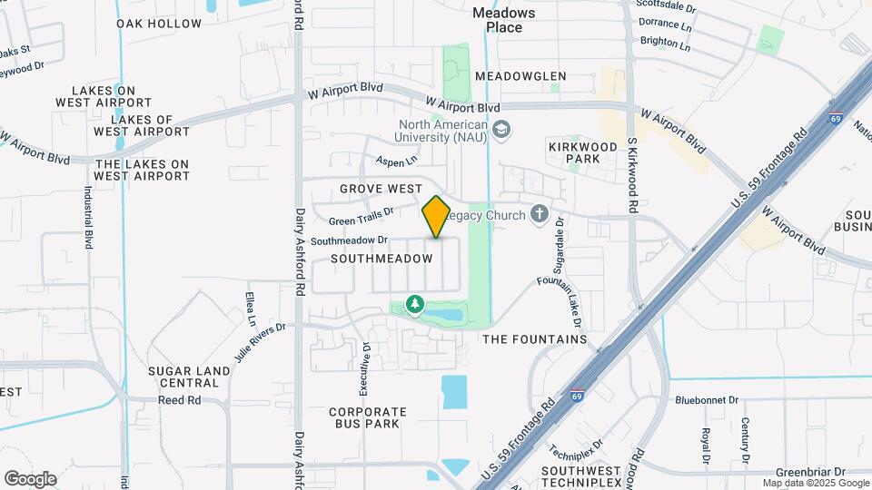 12314 Meadow Ridge Dr Map and Location Details