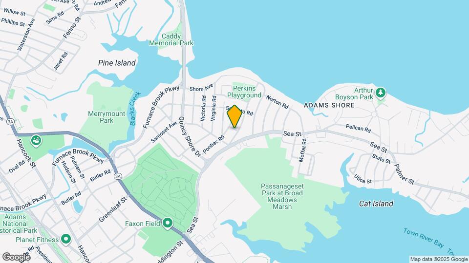 105 Narragansett Rd Map and Location Details