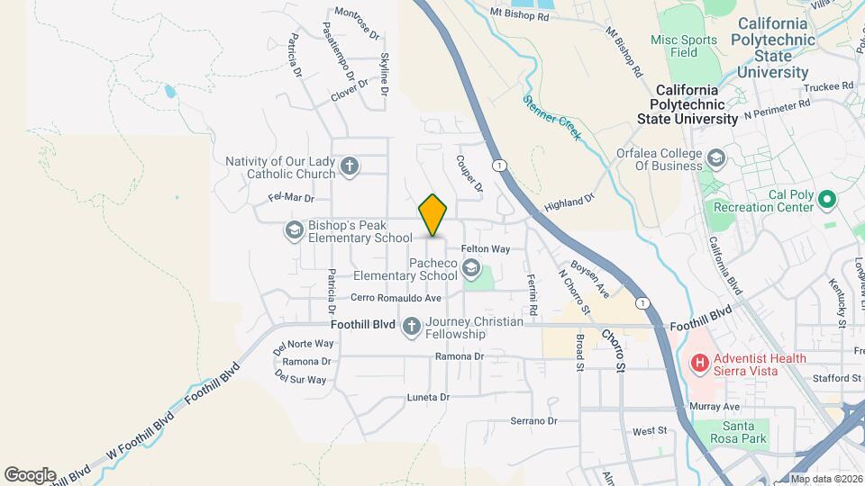 359 Tolosa Way Map and Location Details