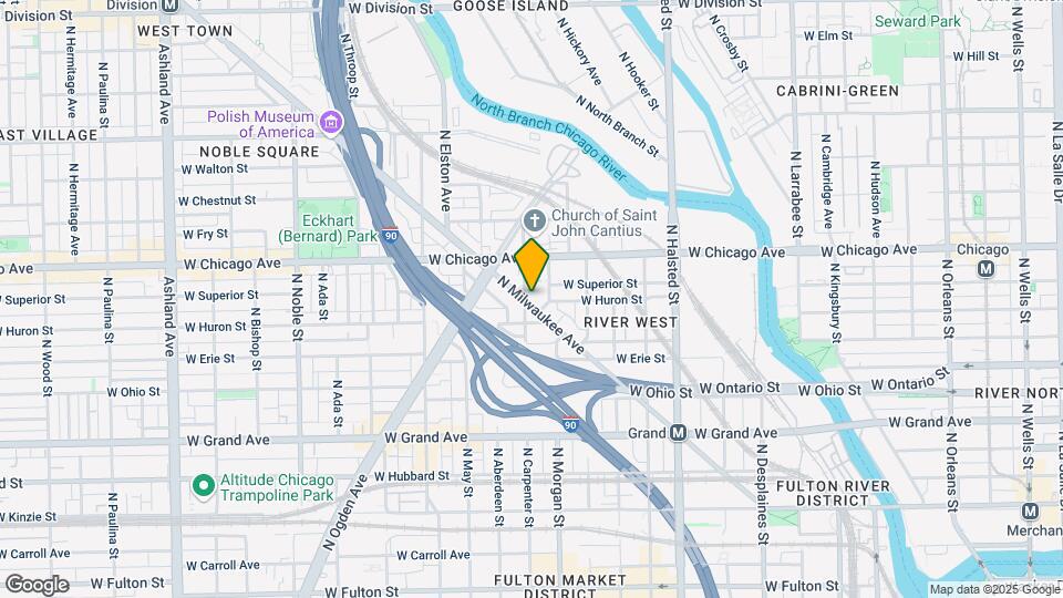 710 N Morgan St Map and Location Details