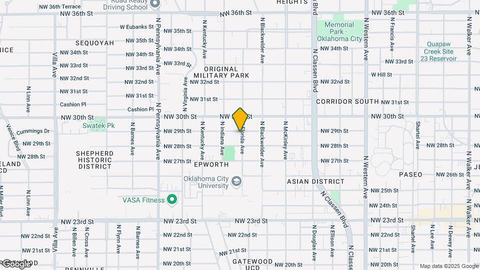 1700 NW 29th St Map and Location Details