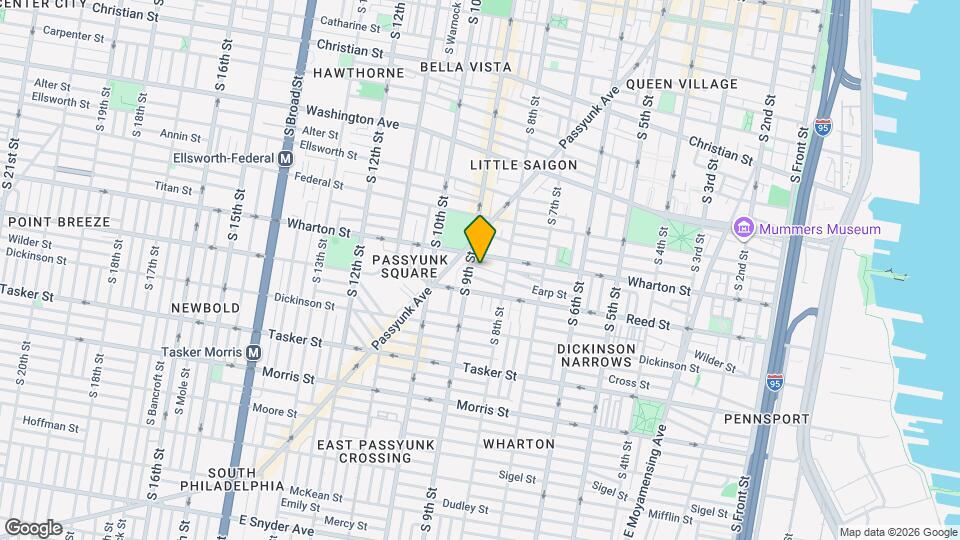 838 Sears St Map and Location Details