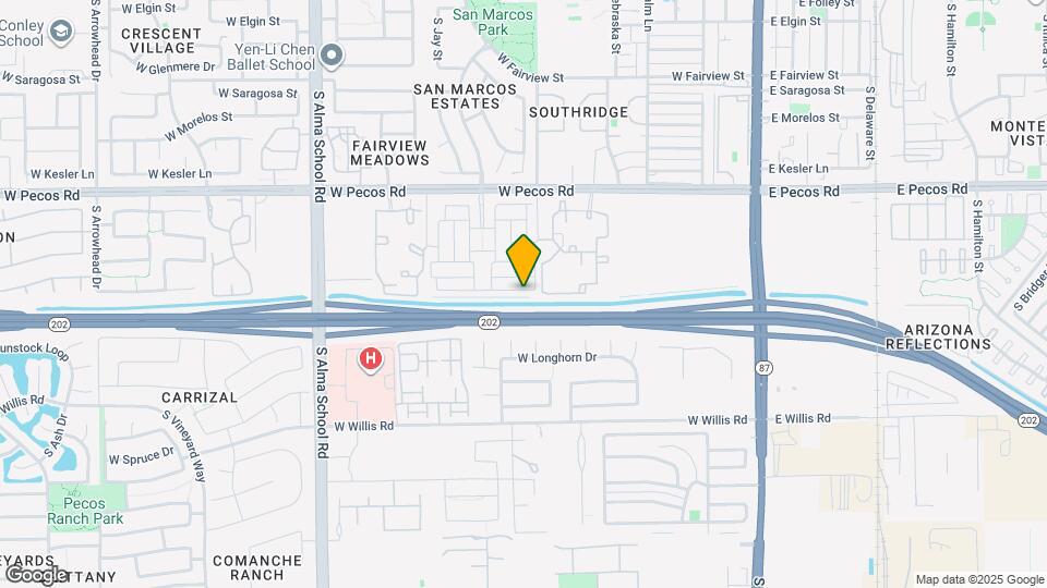 627 W Flintlock Way Map and Location Details