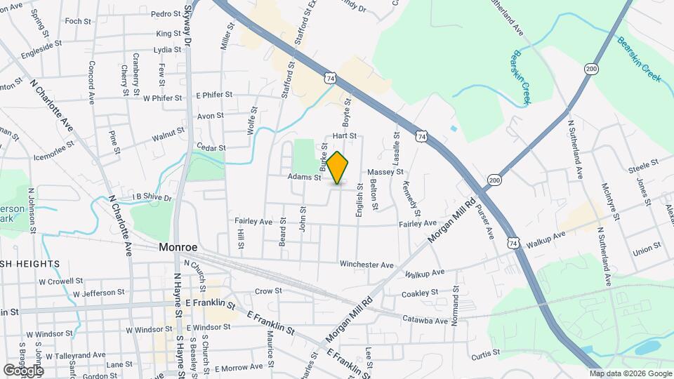 1021 Jerome St Map and Location Details