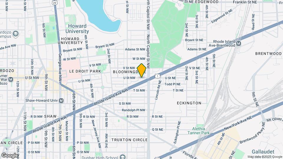 32 U St NW Map and Location Details