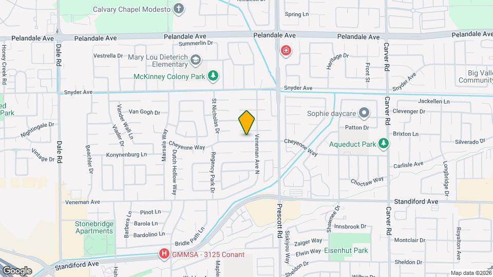 2145 Cheyenne Way Mapa y Detalles de la Ubicación