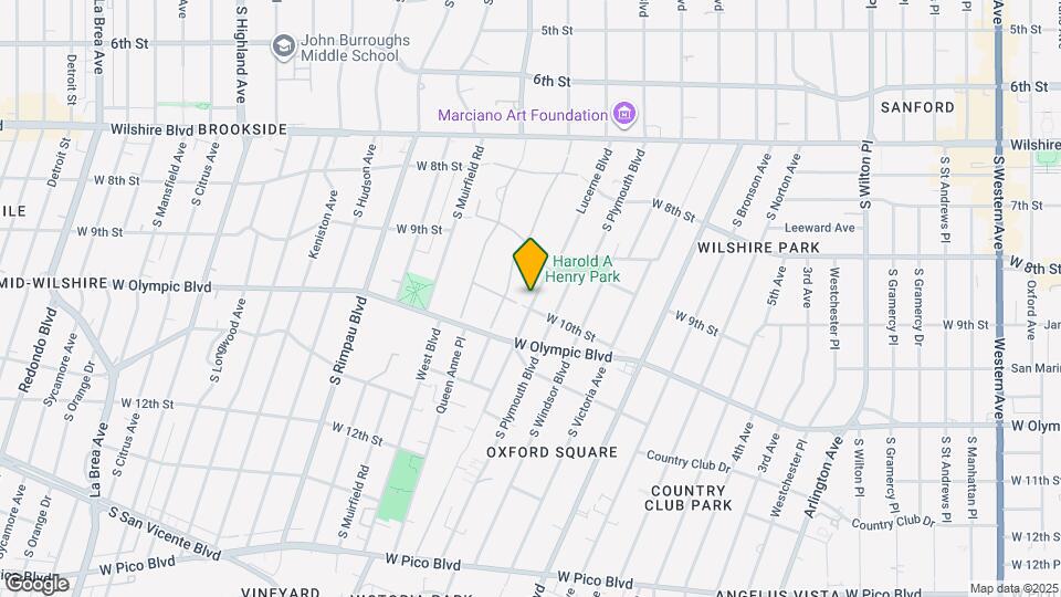 941 S Lucerne Blvd Map and Location Details