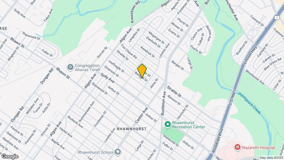 1834 Benson St Map and Location Details