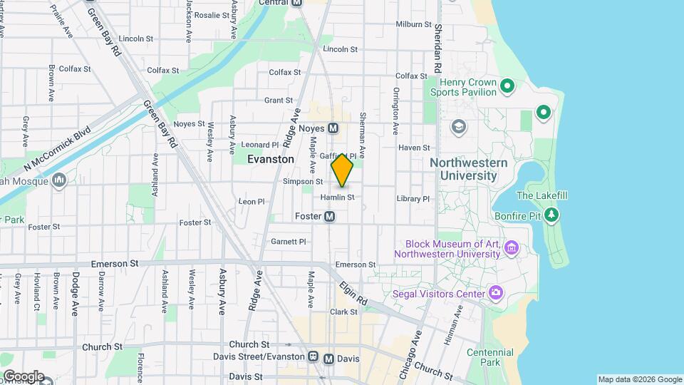 823 Hamlin St Map and Location Details