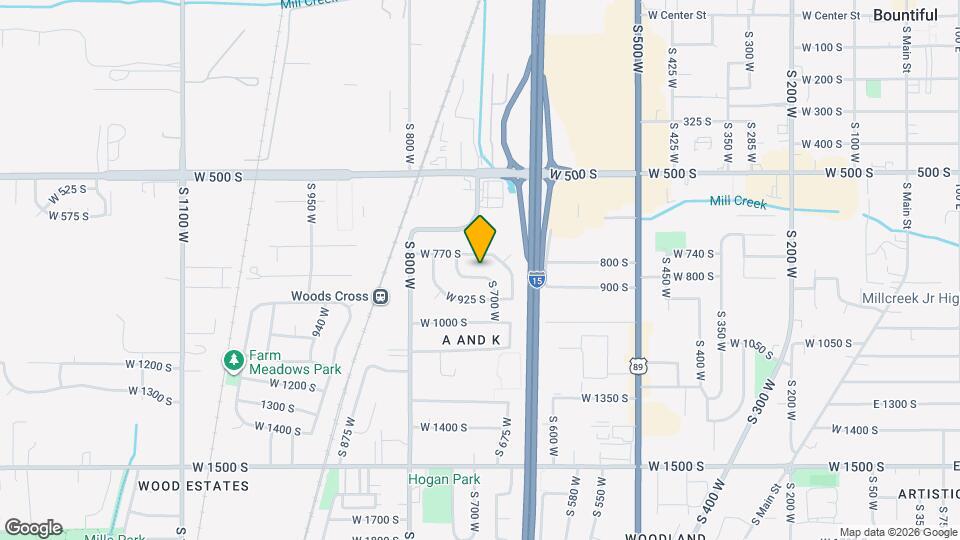 714 W 850 S Map and Location Details