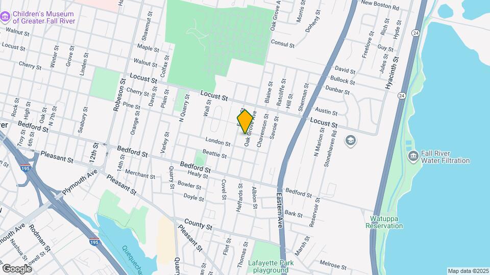 176 Oak Grove Ave Mapa y Detalles de la Ubicación