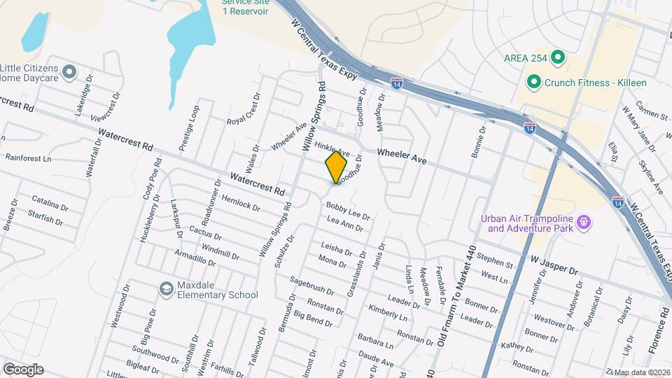 1310 Goodhue Dr Map and Location Details