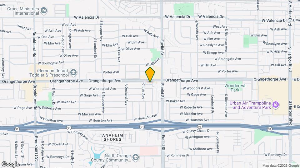 1311 Groveside Way Map and Location Details