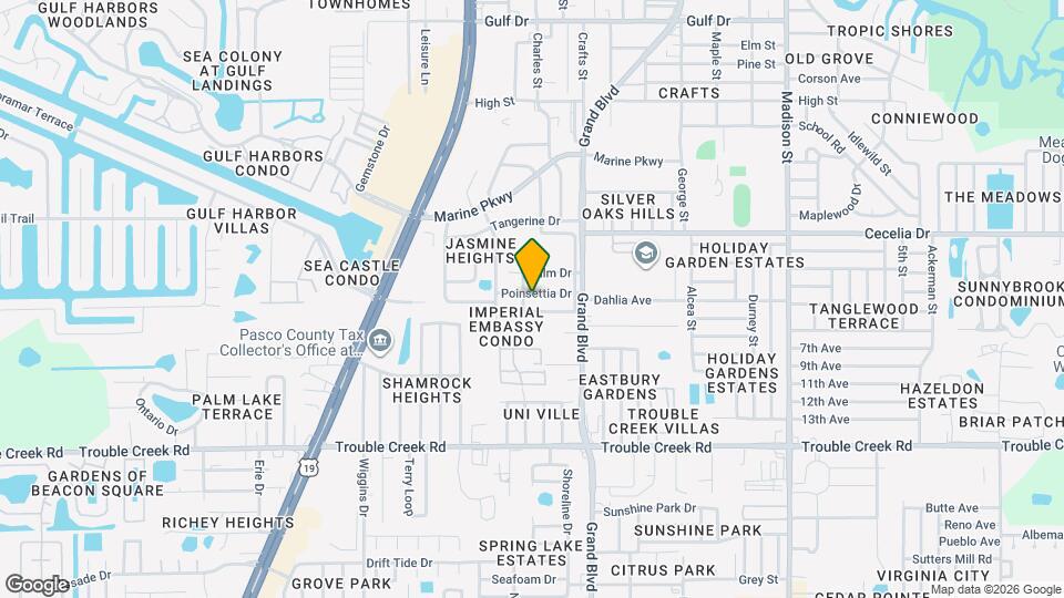 5352 Poinsettia Dr Map and Location Details