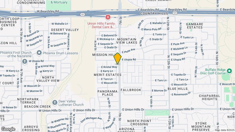 19229 N 6th St Map and Location Details