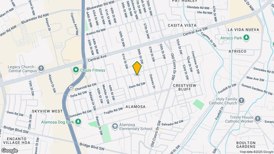 405 60th St SW Map and Location Details