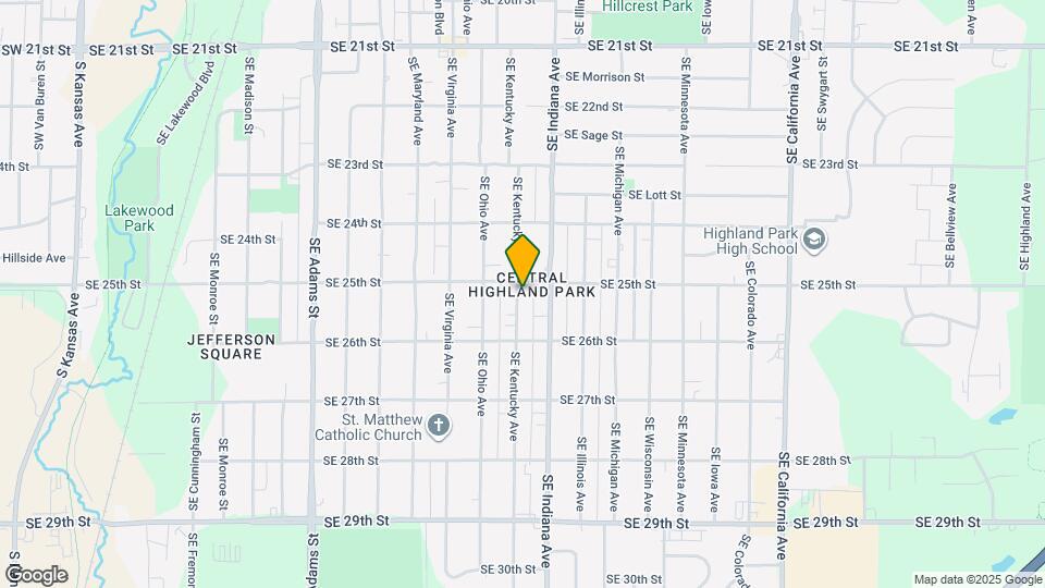 2508 SE Kentucky Ave Map and Location Details