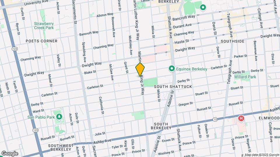 1835 Carleton St Map and Location Details