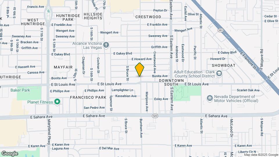 1828 Bonita Ave Map and Location Details