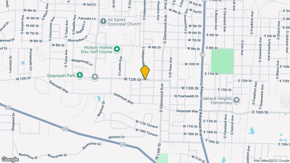 817 W 12th St Map and Location Details