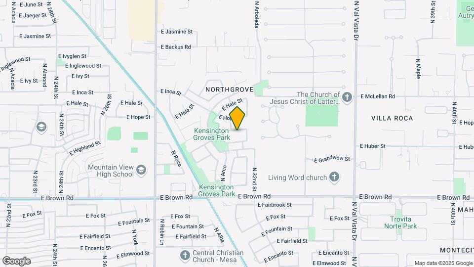 3121 E Hackamore St Map and Location Details