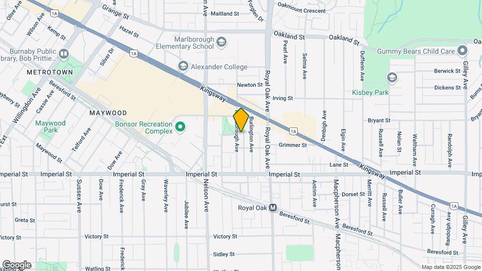 6566 Malborough Ave Map and Location Details