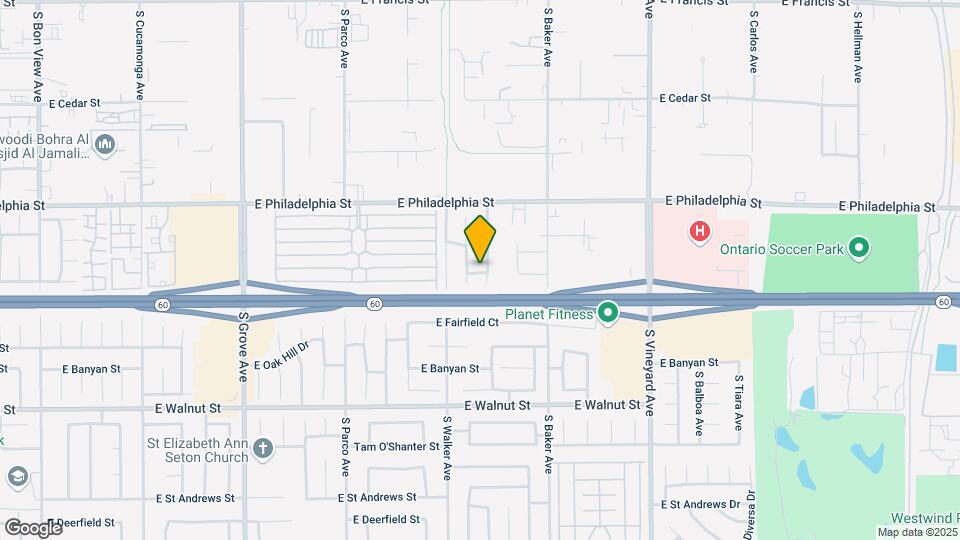 2338 S Pinehurst Pl Map and Location Details