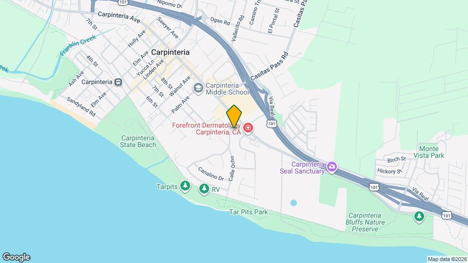 891 Concha Loma Dr Map and Location Details