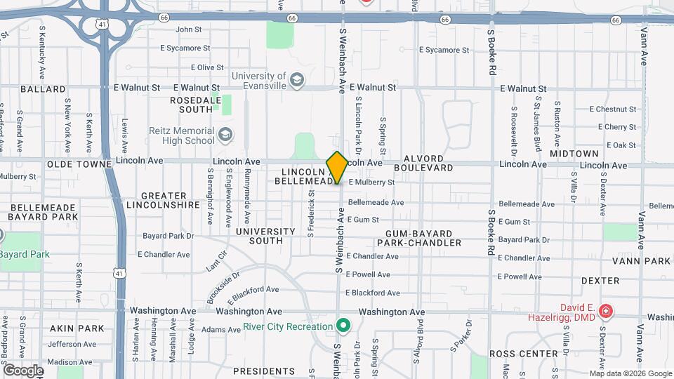 657 S Weinbach Ave Map and Location Details