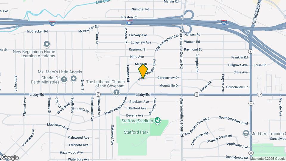 19520 Maple Heights Blvd Mapa y Detalles de la Ubicación