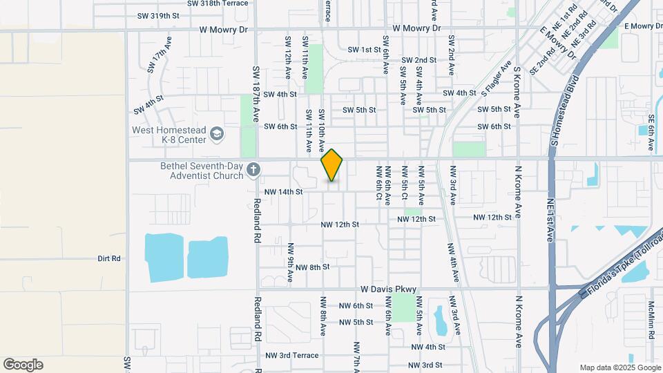 1413 NW 8th Ave Map and Location Details