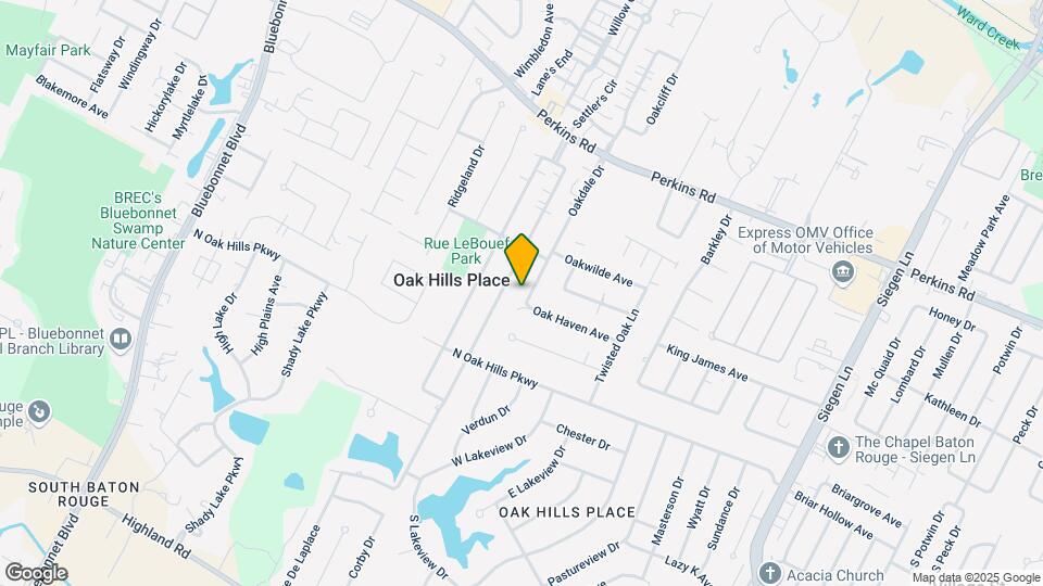 1333 Oakdale Dr Map and Location Details
