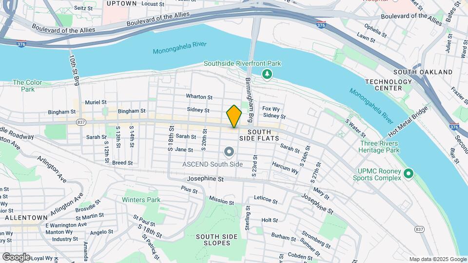 2128 E Carson St Mapa y Detalles de la Ubicación