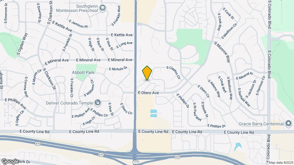 2578 E Nichols Cir Map and Location Details