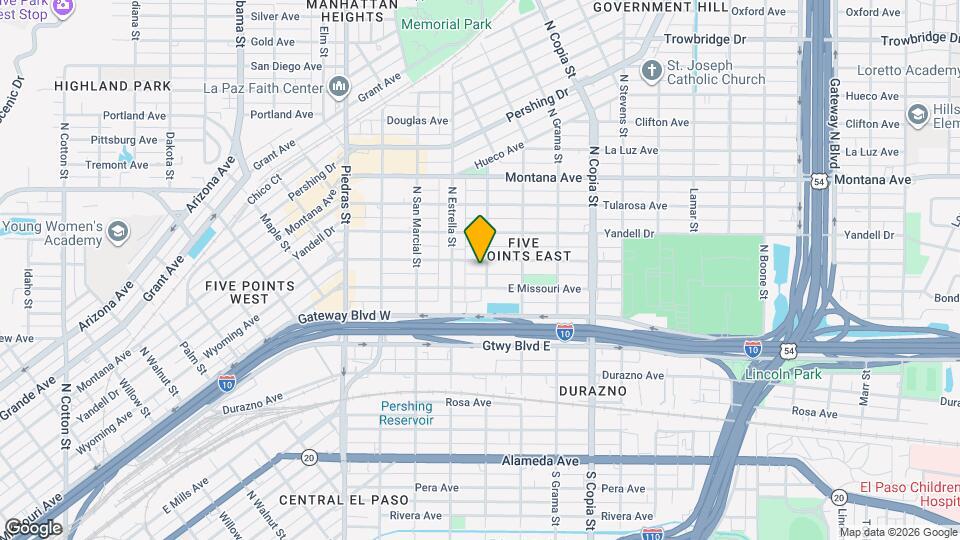 615 N Cebada St Map and Location Details