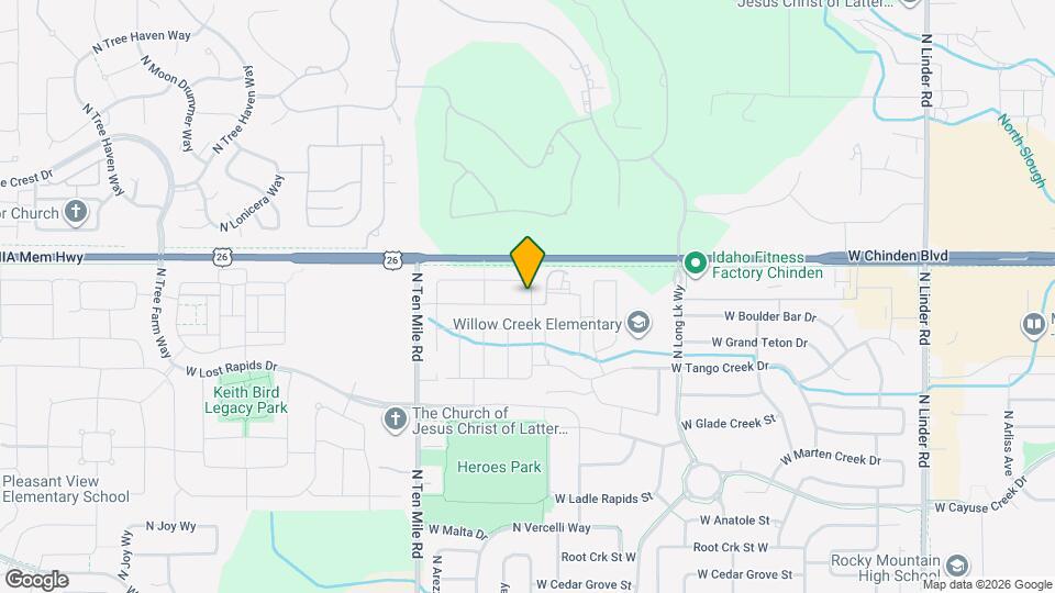 2842 W Everest St Map and Location Details