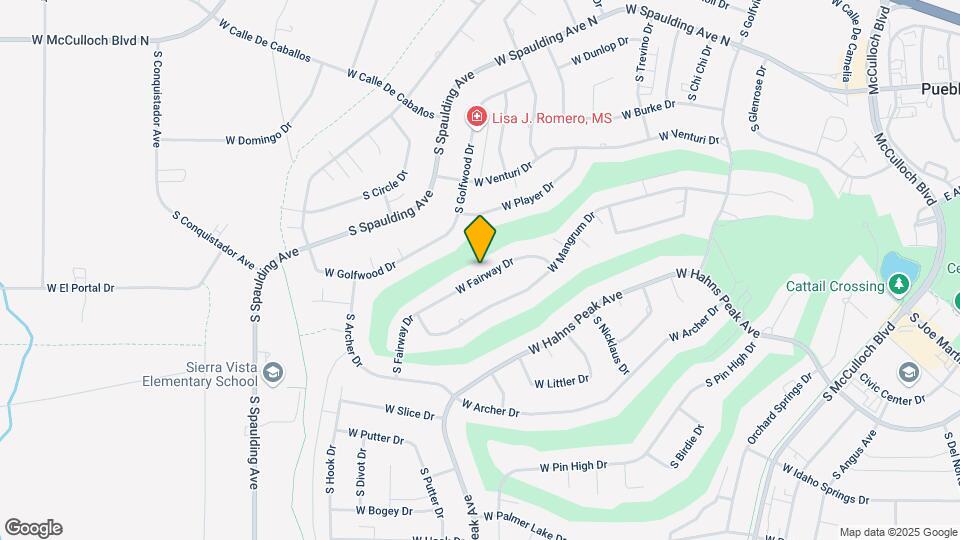 447 W Fairway Dr Mapa y Detalles de la Ubicación