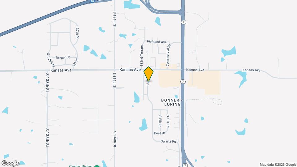 Bonner Springs Senior Villas Map and Location Details